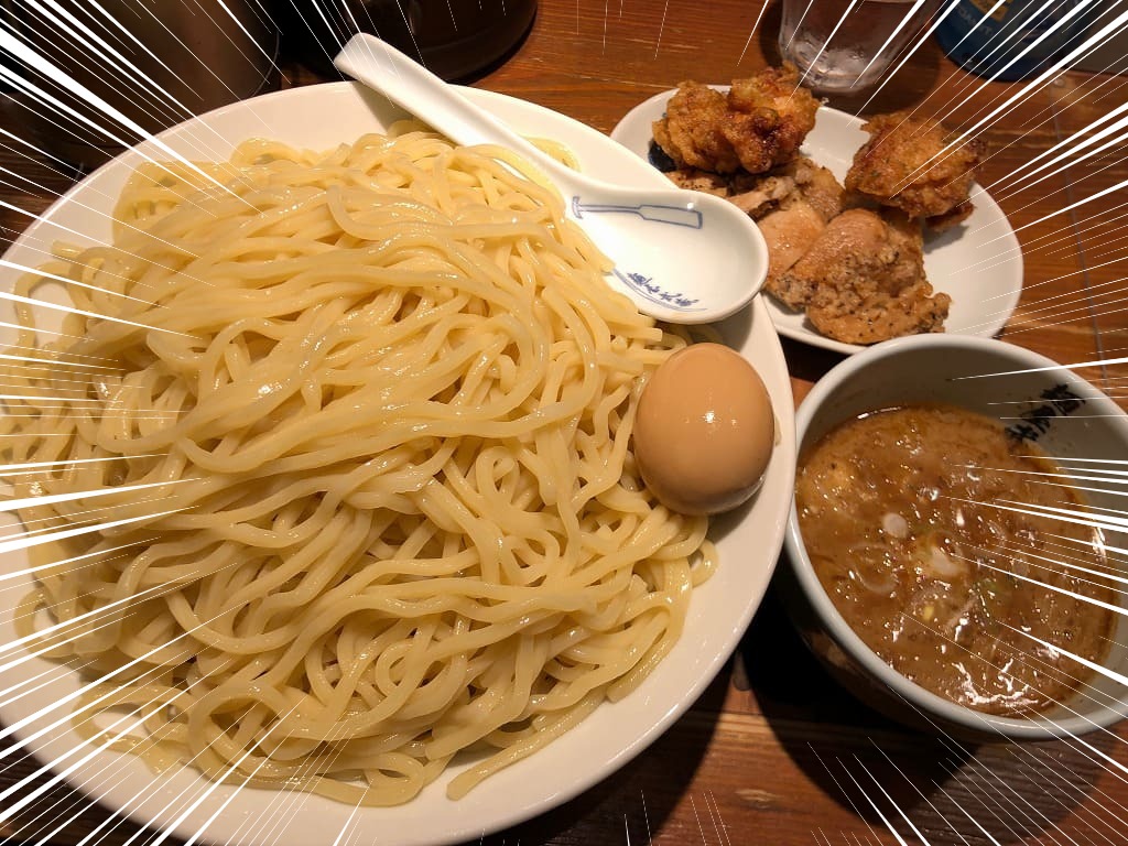 特盛 つけ麺1kgを頼んでやらかした 池袋 麺屋武蔵二天 トクゲキ